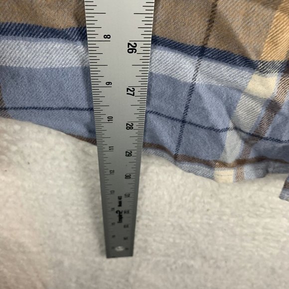 Alpine Design Shirt Mens Large Blue Plaid Cotton Flannel NWT Button-Up 8242 - Picture 7 of 8